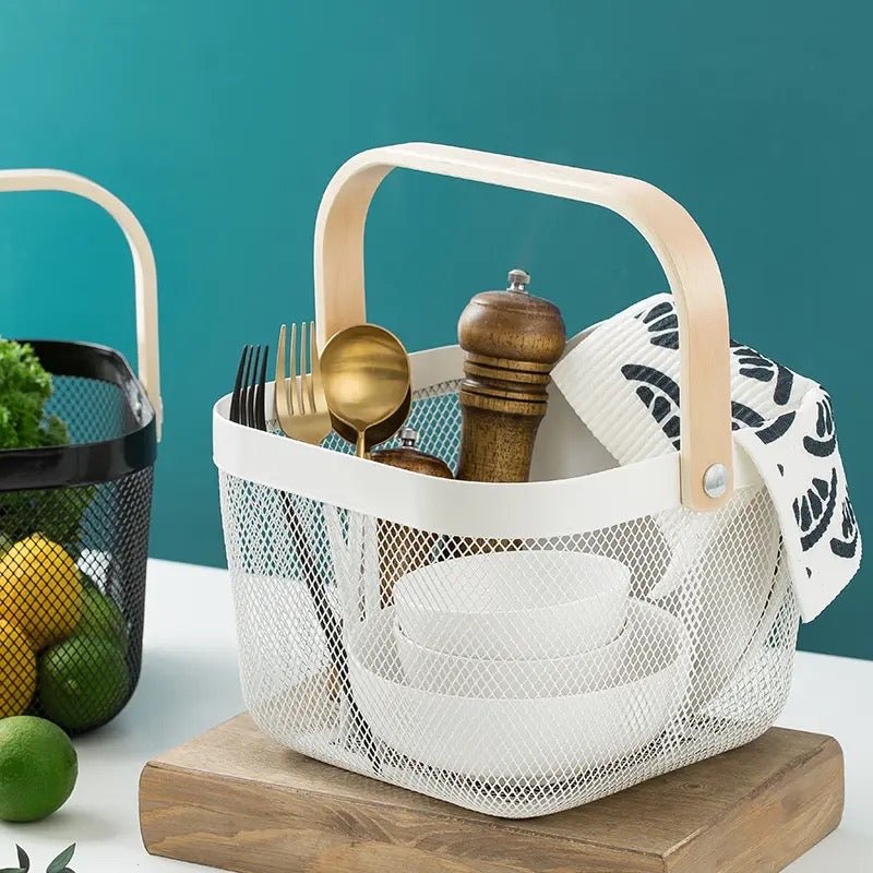 Nordic Mesh Storage Basket - Square - Style Phase Home