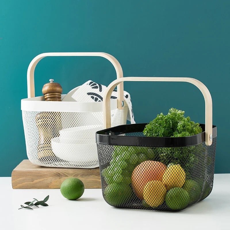 Nordic Mesh Storage Basket - Square - Style Phase Home