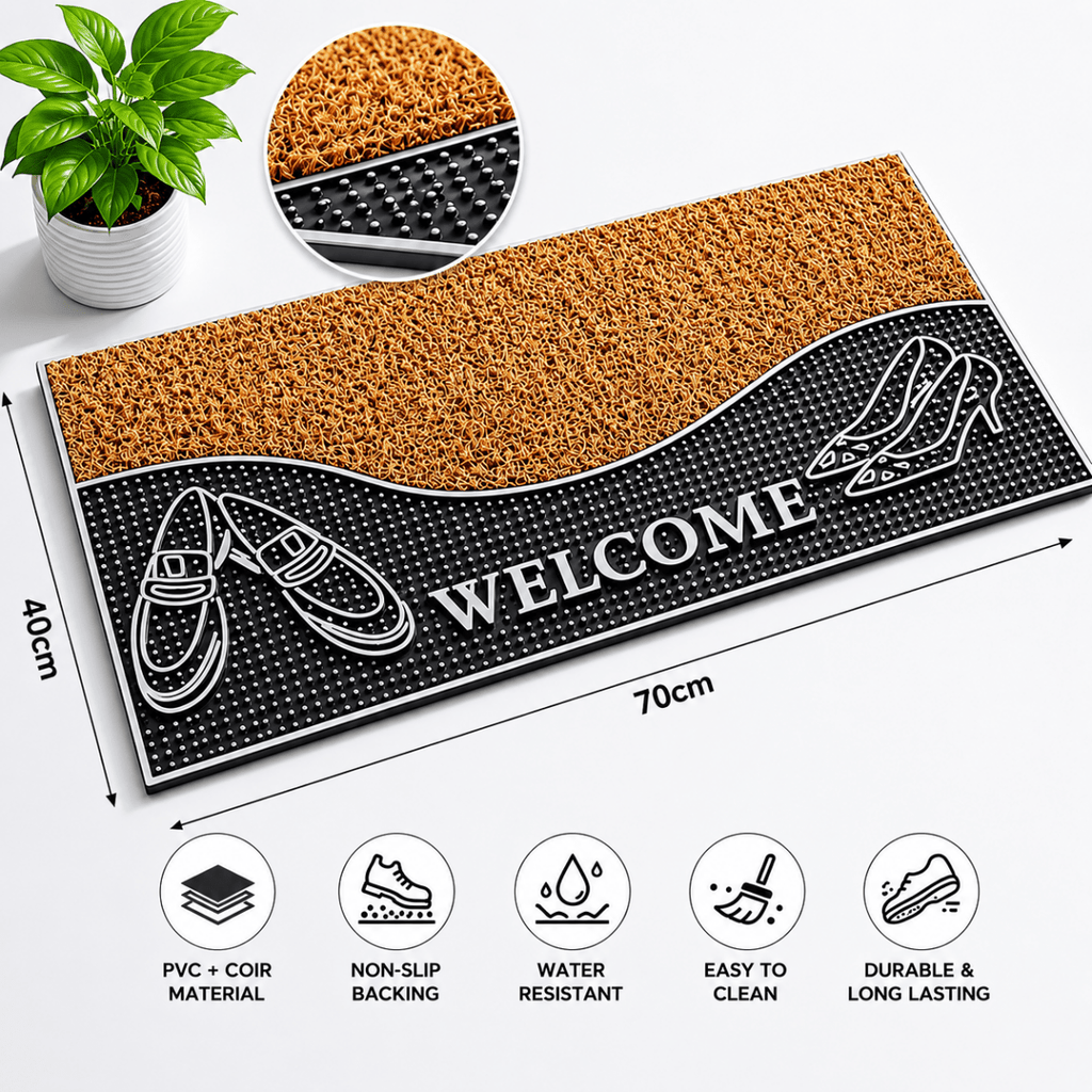 NT Home Dirt Trapper Door Mat - 40 x 70 cm - Home Phase