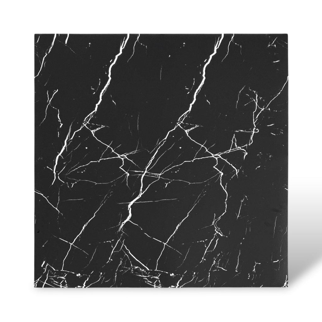Peel & Stick Wall Tile - 60 x 60 cm - Black Marble - Style Phase Home