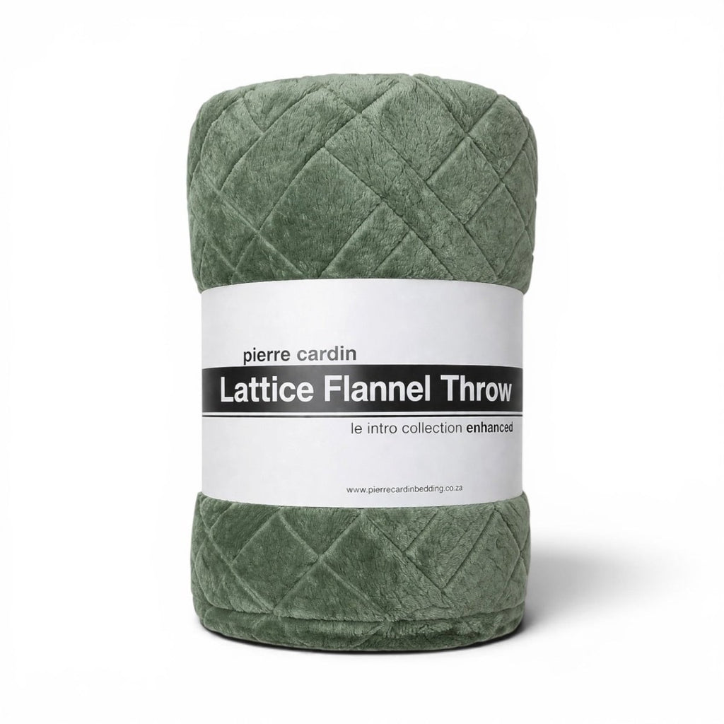 Pierre Cardin Embossed Lattice Throw - 180 x 200 cm - Home Phase