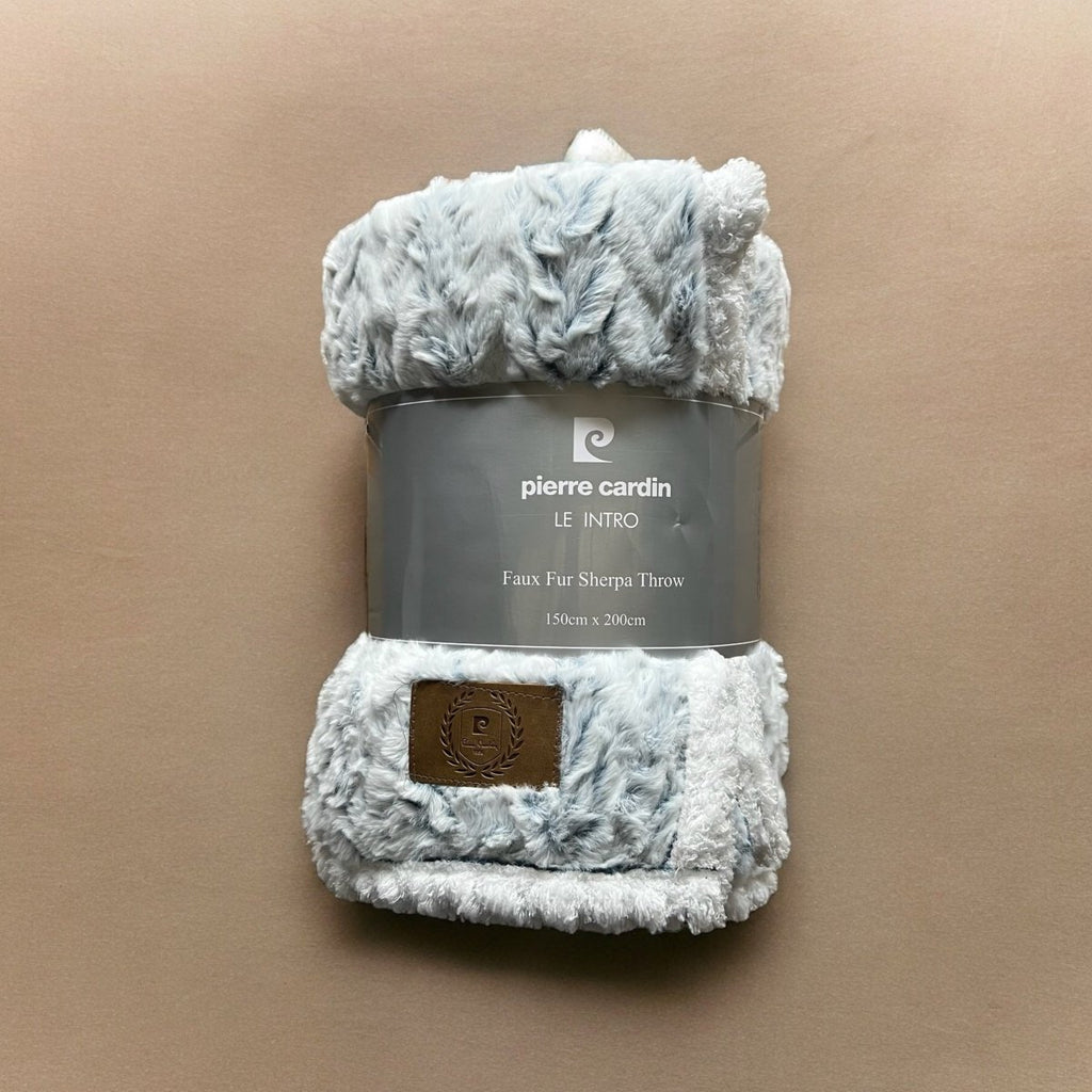 Pierre Cardin Faux Fur Throw 150 x 200cm - Style Phase Home