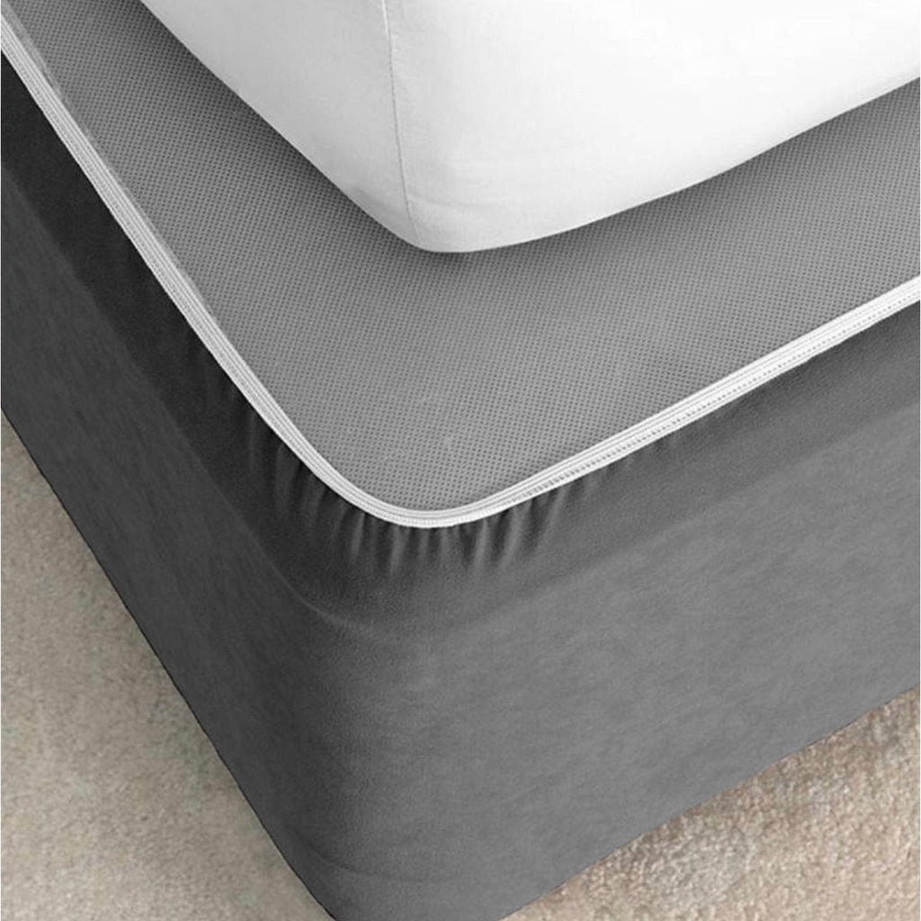 Pierre Cardin Faux Suede Base Wraps - Grey - Style Phase Home