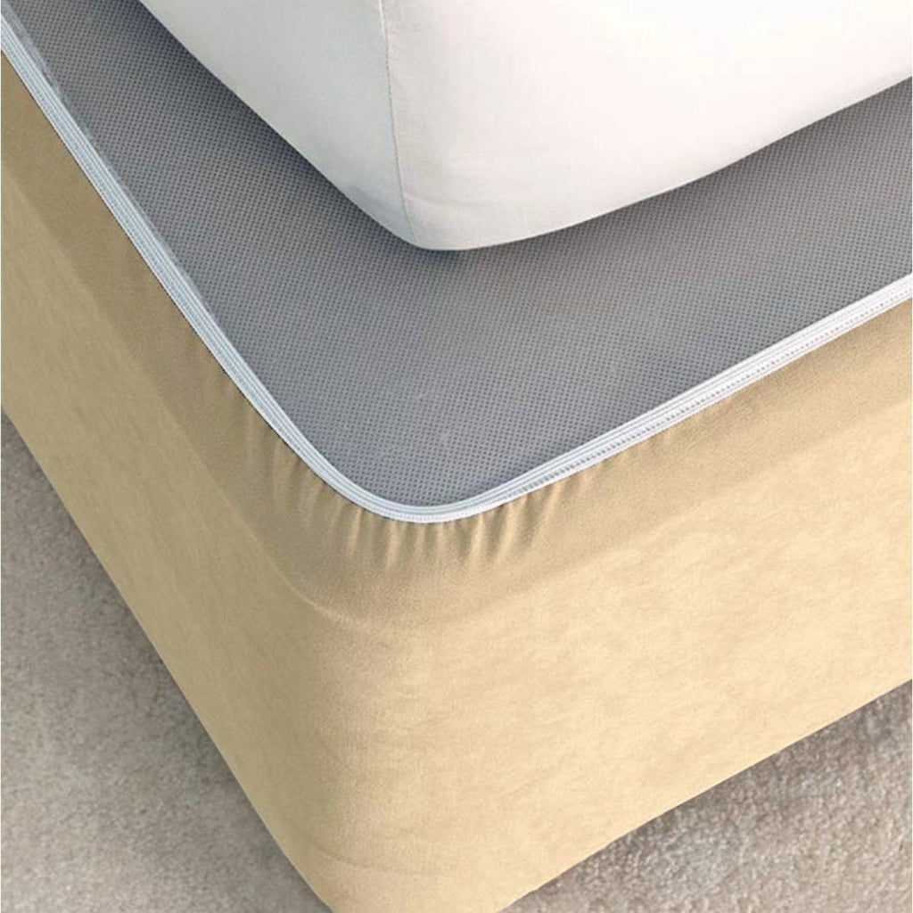 Pierre Cardin Faux Suede Base Wraps - Stone - Style Phase Home