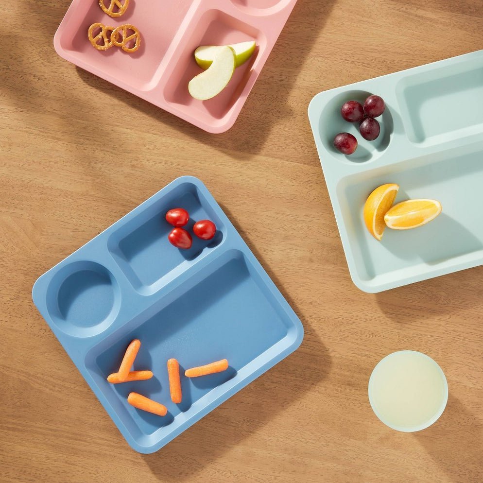 Plastic Kidz Square Compartment Plate - Home Phase