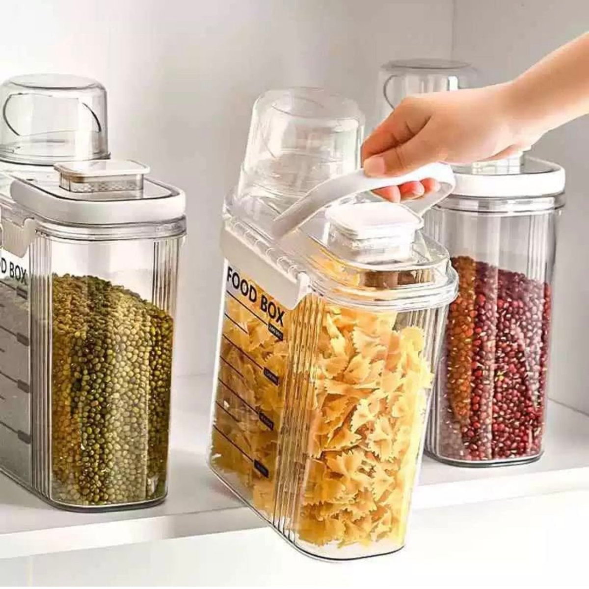 Plastic Storage Container + Pourer – Home Phase
