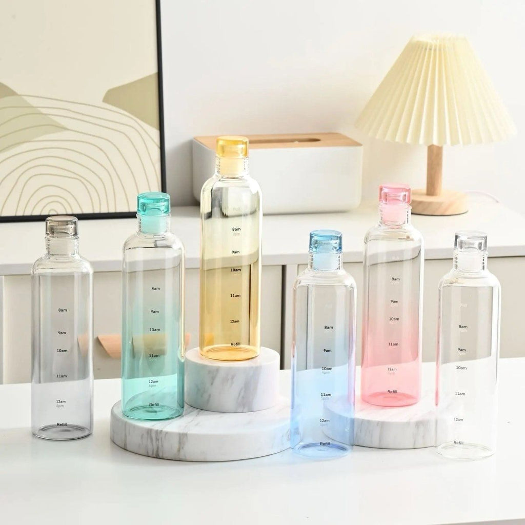 Plastic Time Marker Water Bottle 500ml - Home Phase