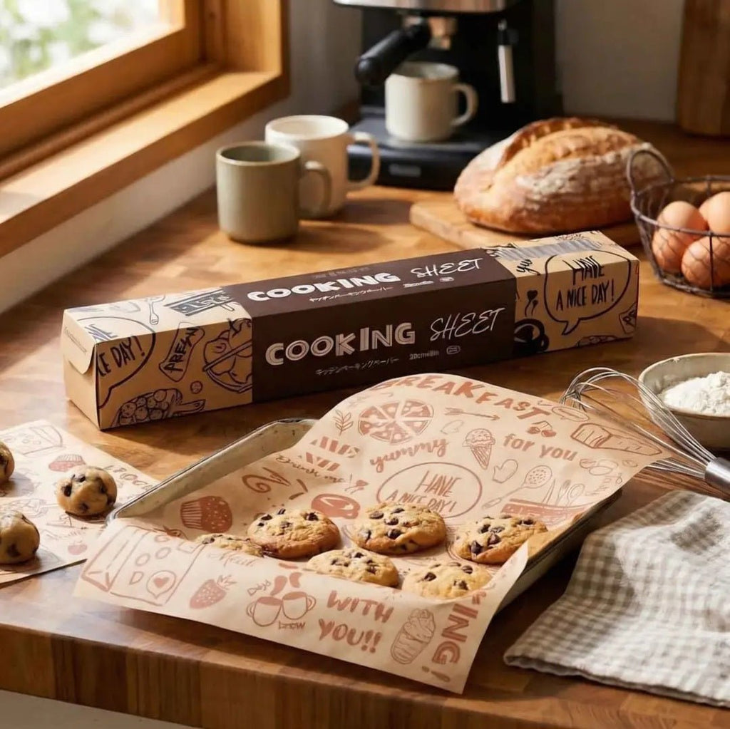 Printed Baking Parchment Paper - 8 meters x 30 cm - Home Phase
