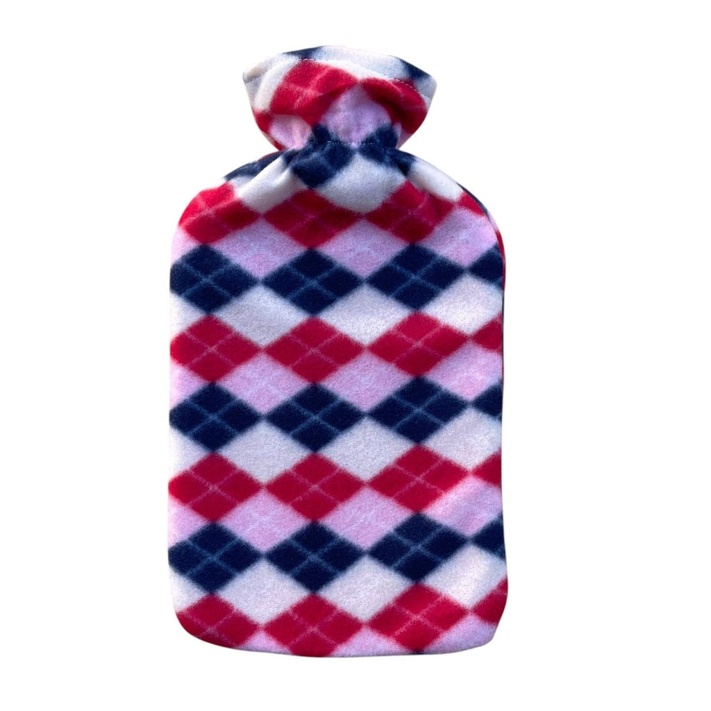 Printed Fleece Hot Water Bottle - 2 Litre - Style Phase Home