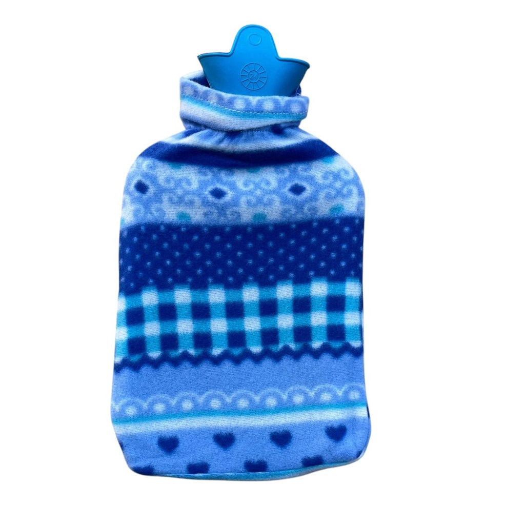 Printed Fleece Hot Water Bottle - 2 Litre - Style Phase Home