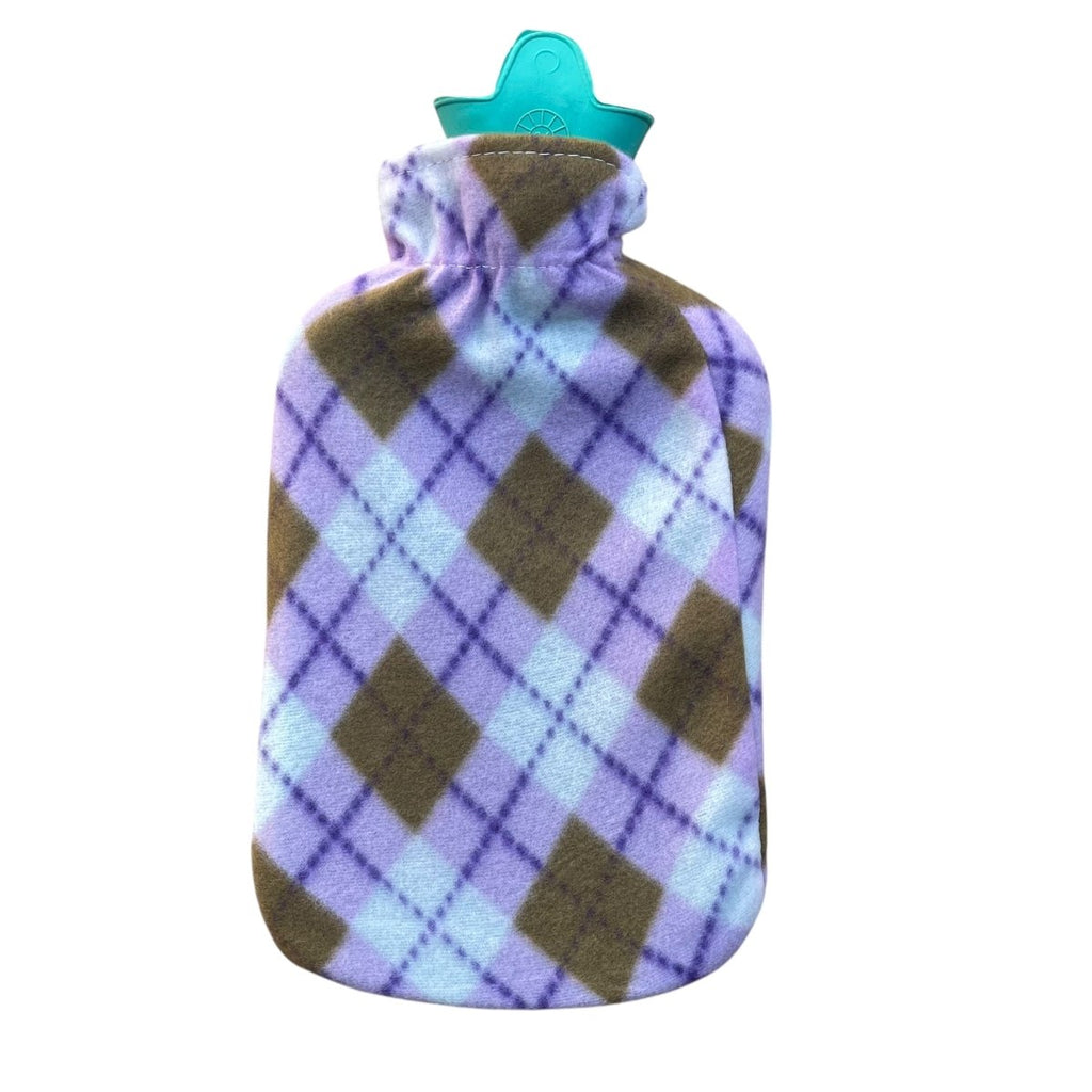Printed Fleece Hot Water Bottle - 2 Litre - Style Phase Home