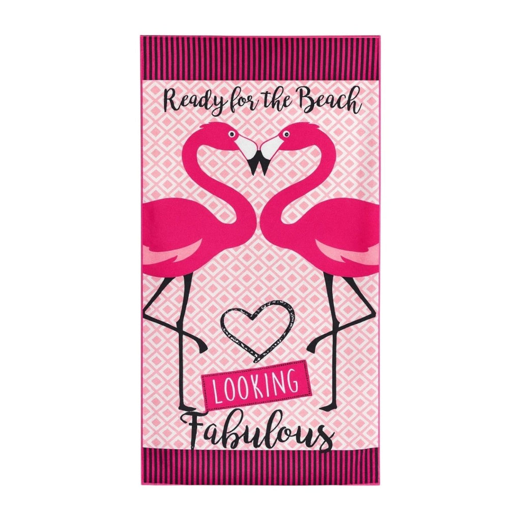 Printed Microfibre Beach Towel - 140 x 70 cm - Home Phase