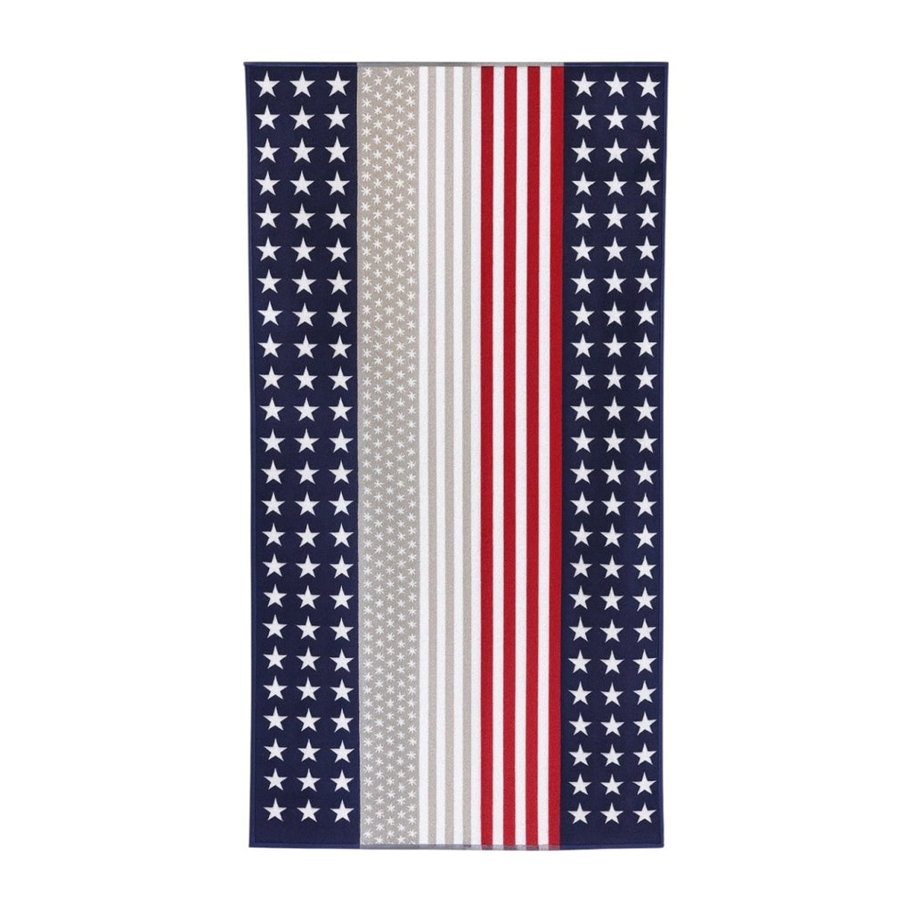 Printed Microfibre Beach Towel - 140 x 70 cm - Home Phase