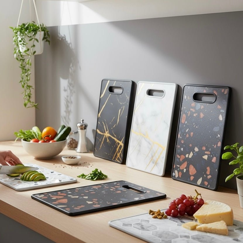 Printed Plastic Chopping Board - 29.5 x 19.5 x 1 cm - Home Phase