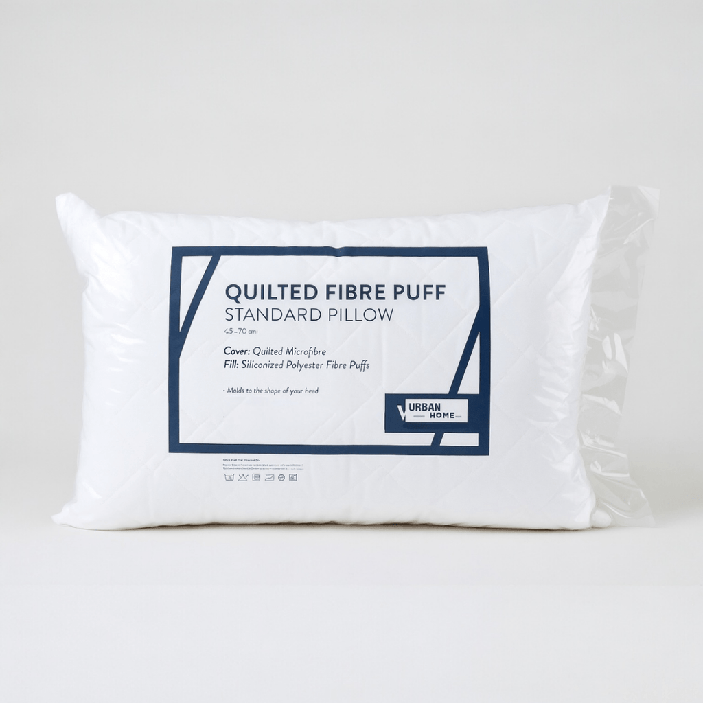 Quilted Fibre Puff Standard Pillow - 45 x 70 - Home Phase