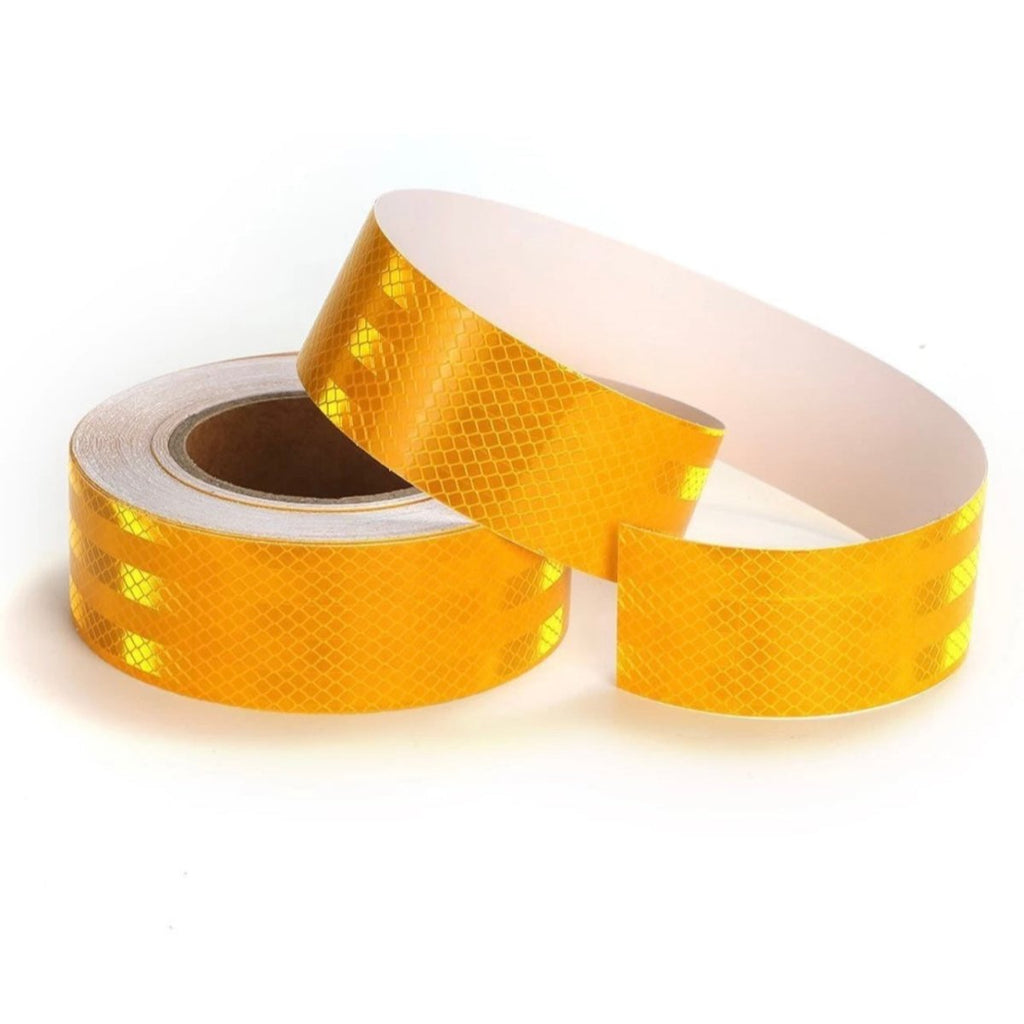Reflective Orange Honeycomb Design Tape - Style Phase Home