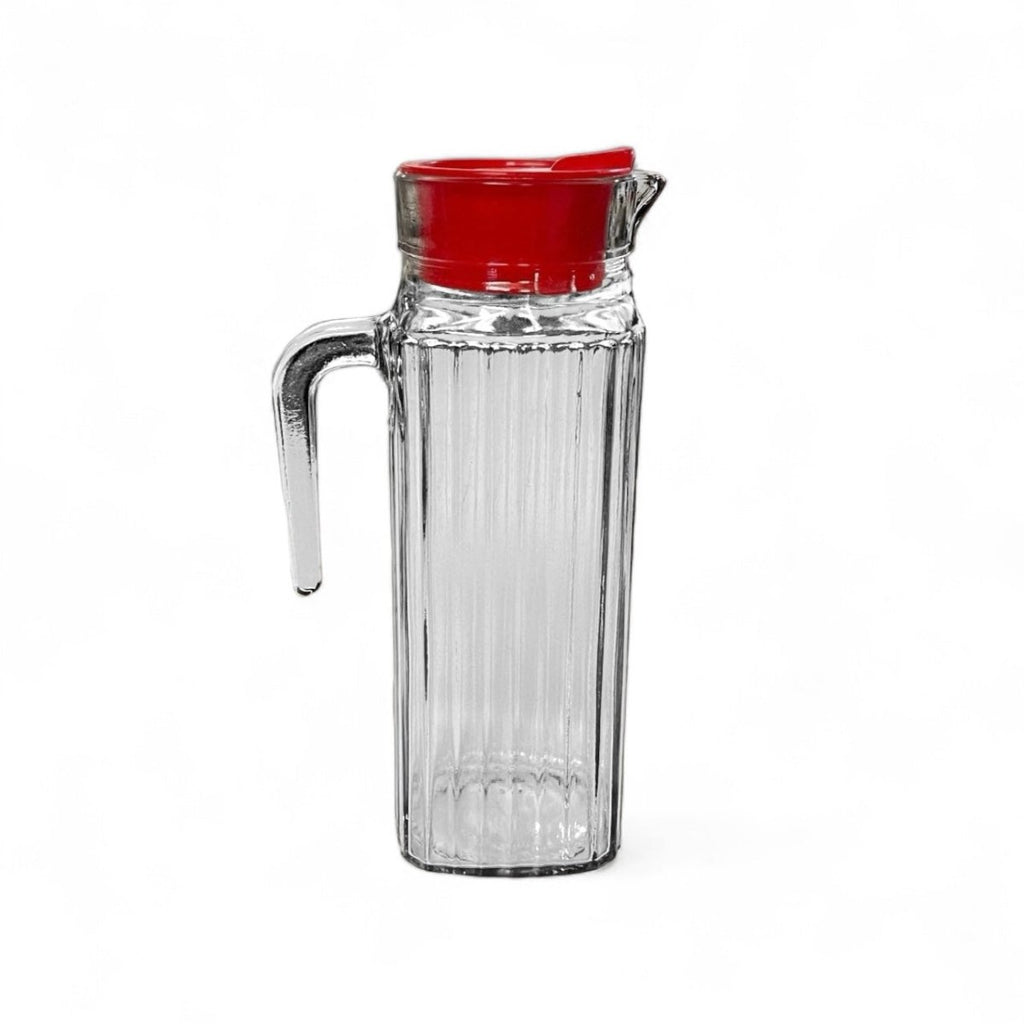 Ribbed Glass Jug - 1L - Home Phase