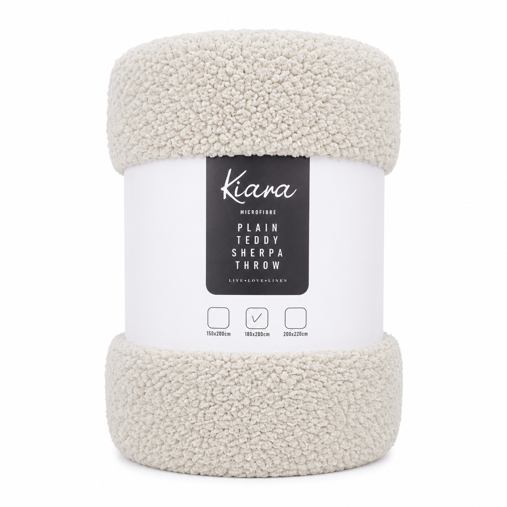 Teddy Sherpa Throw - 180 x 200