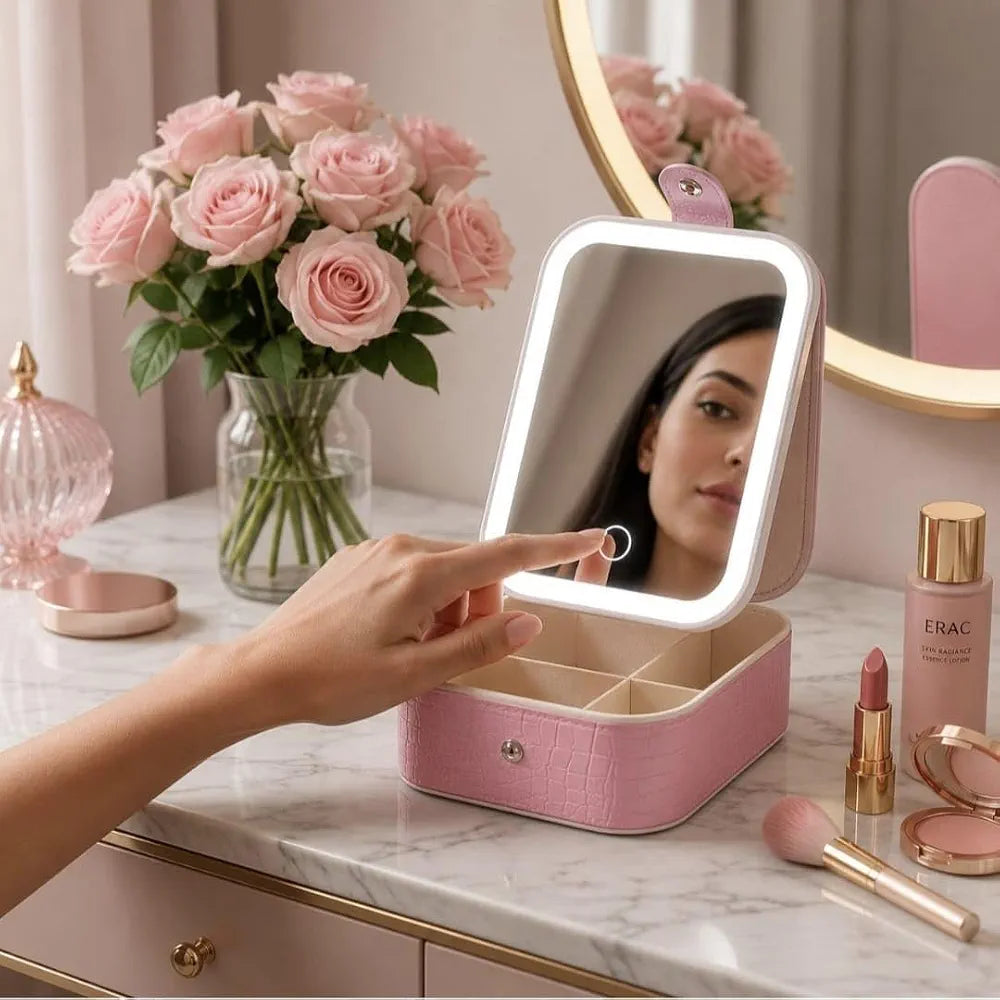 Portable LED Makeup Mirror