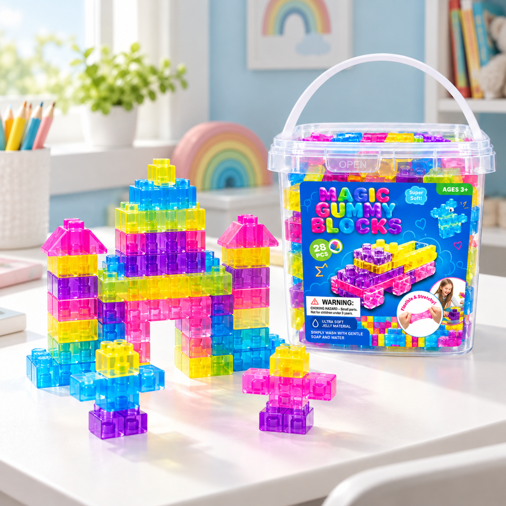 28 PC Magic Gummy Block Set