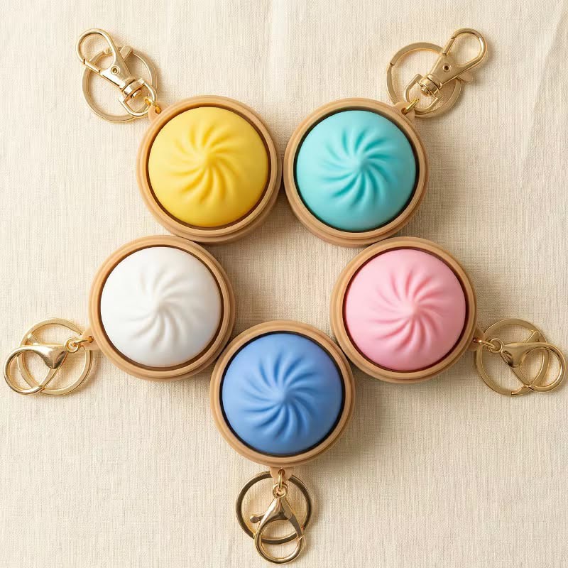 Dumpling Clicker Keychain