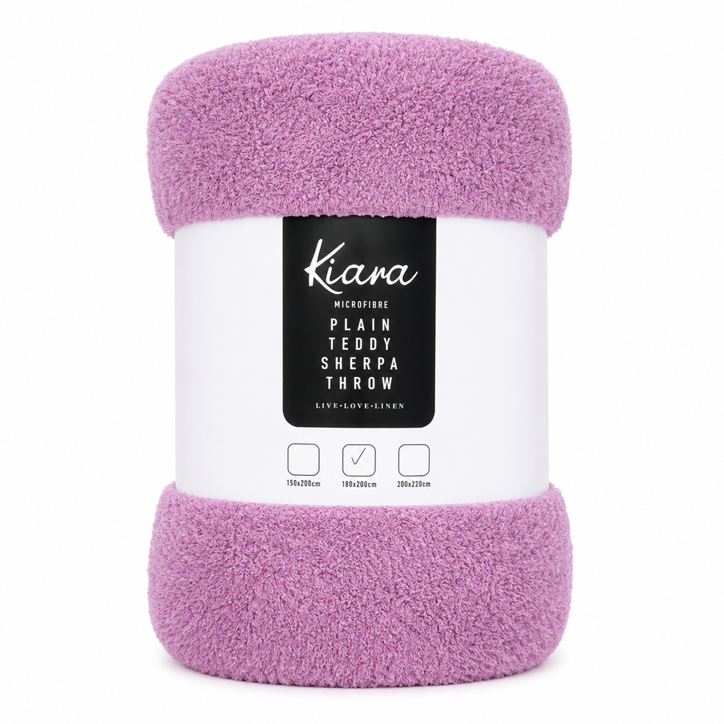 Teddy Sherpa Throw - 180 x 200