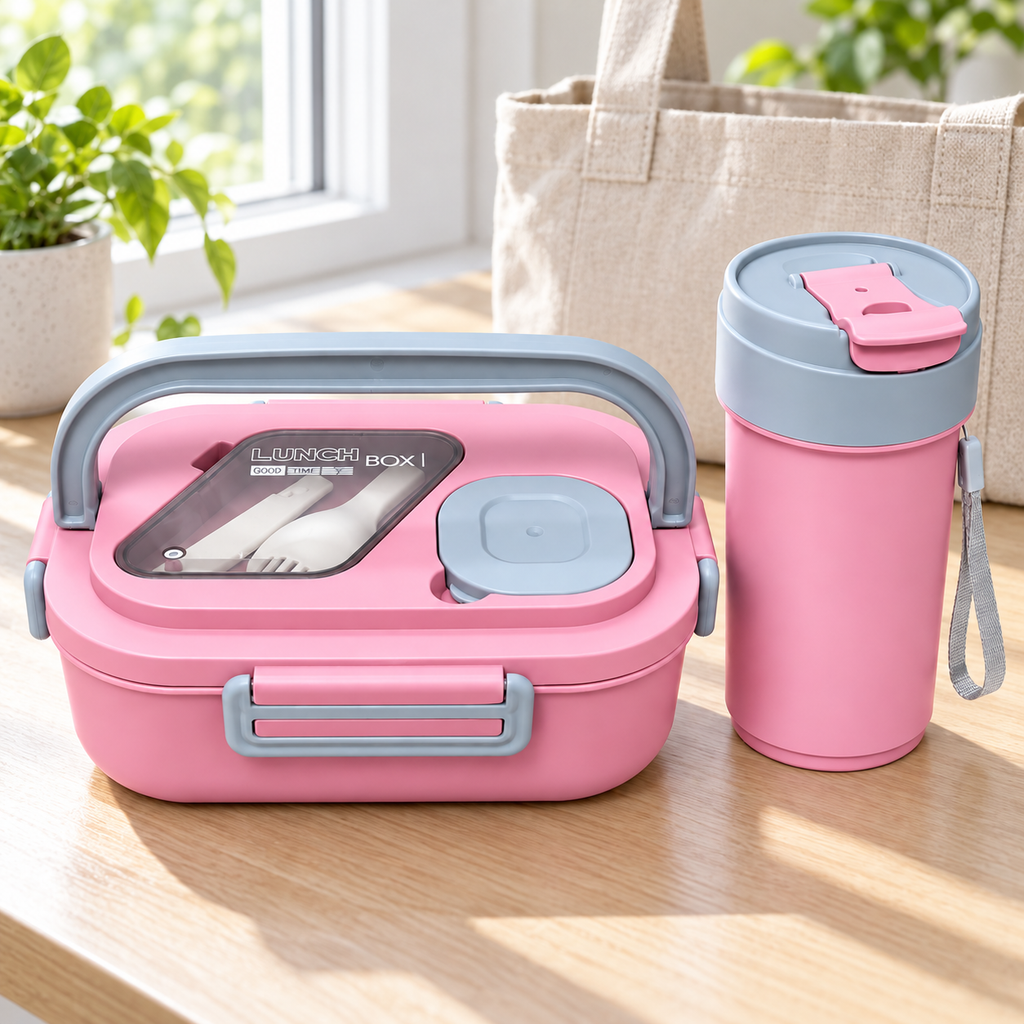 Bento Lunch box & Bottle Set