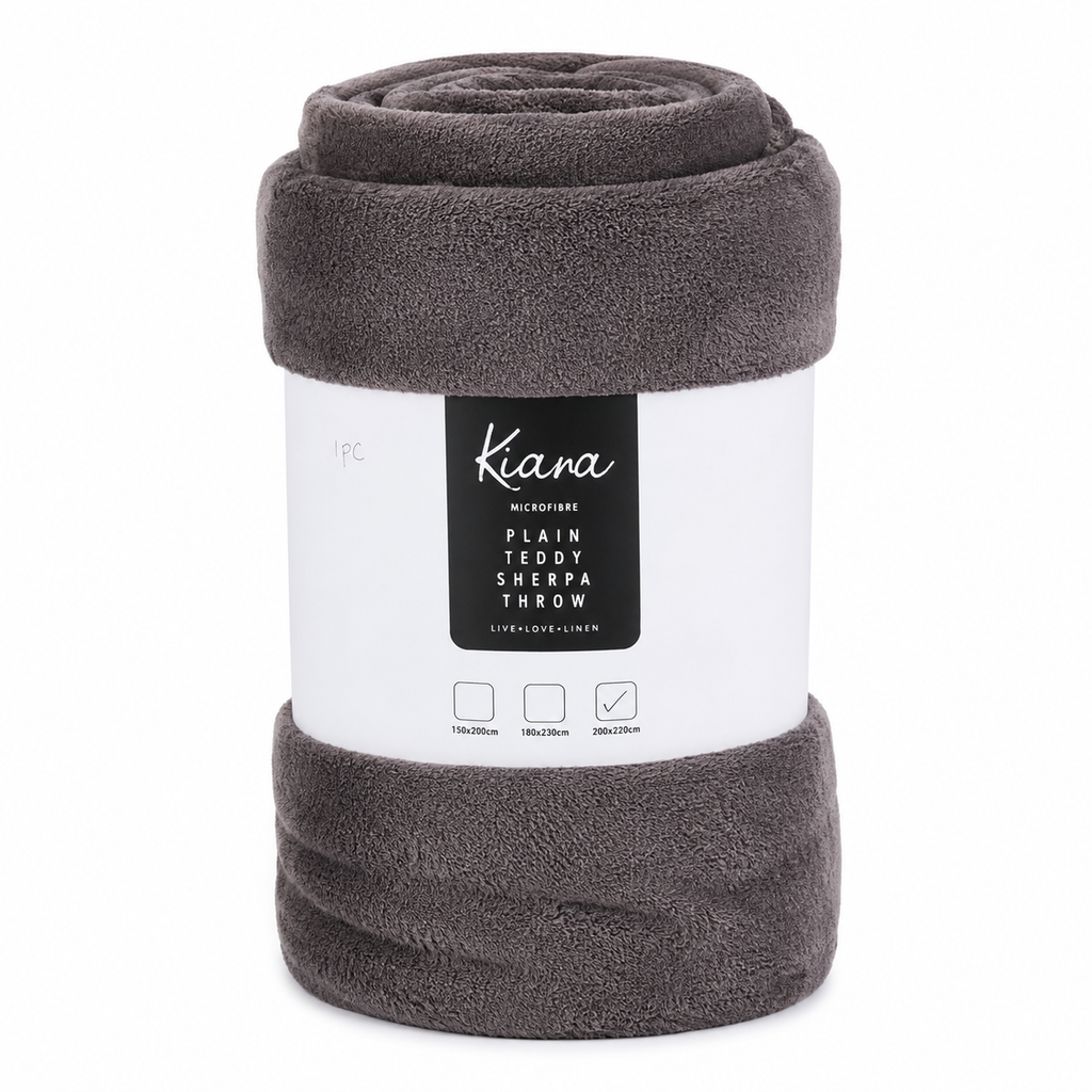 Teddy Sherpa Throw - 200 x 220 cm