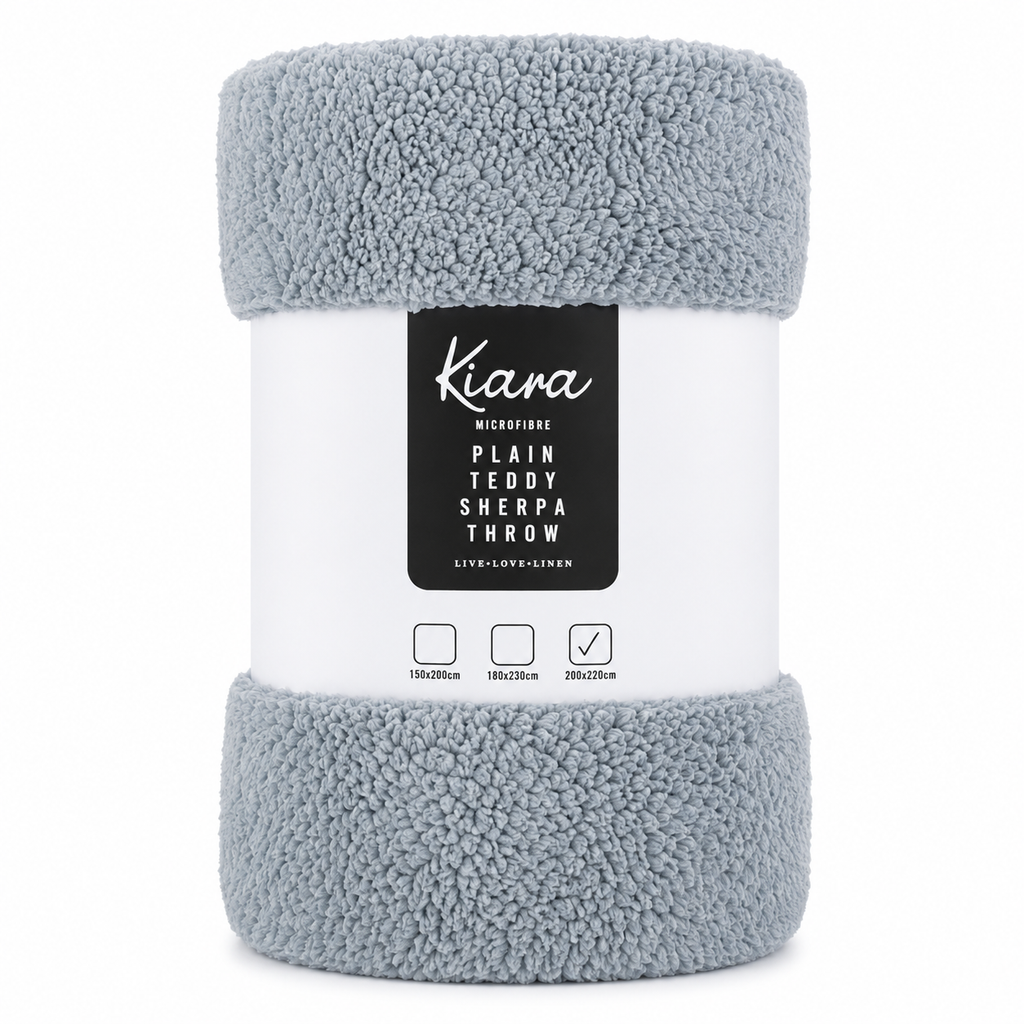 Teddy Sherpa Throw - 200 x 220 cm