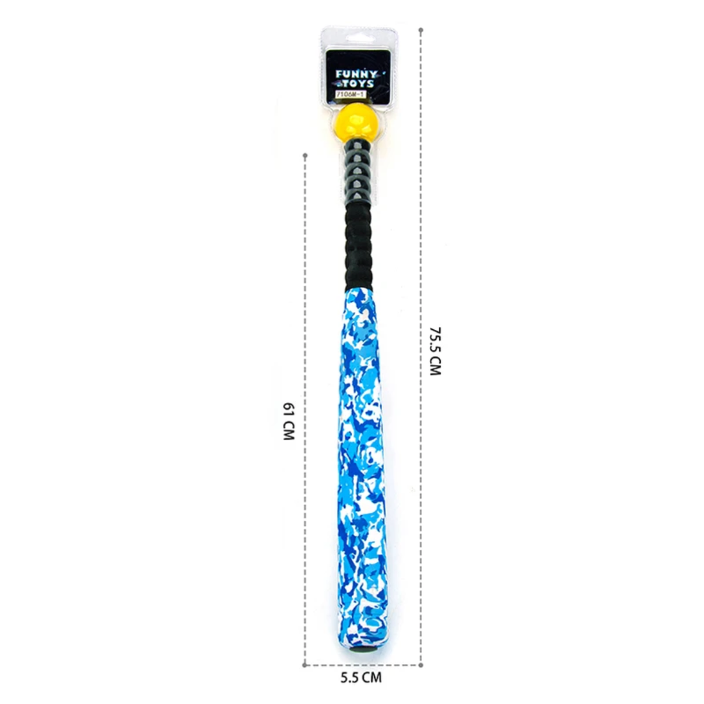 Foam Covered Baseball Bat And Ball