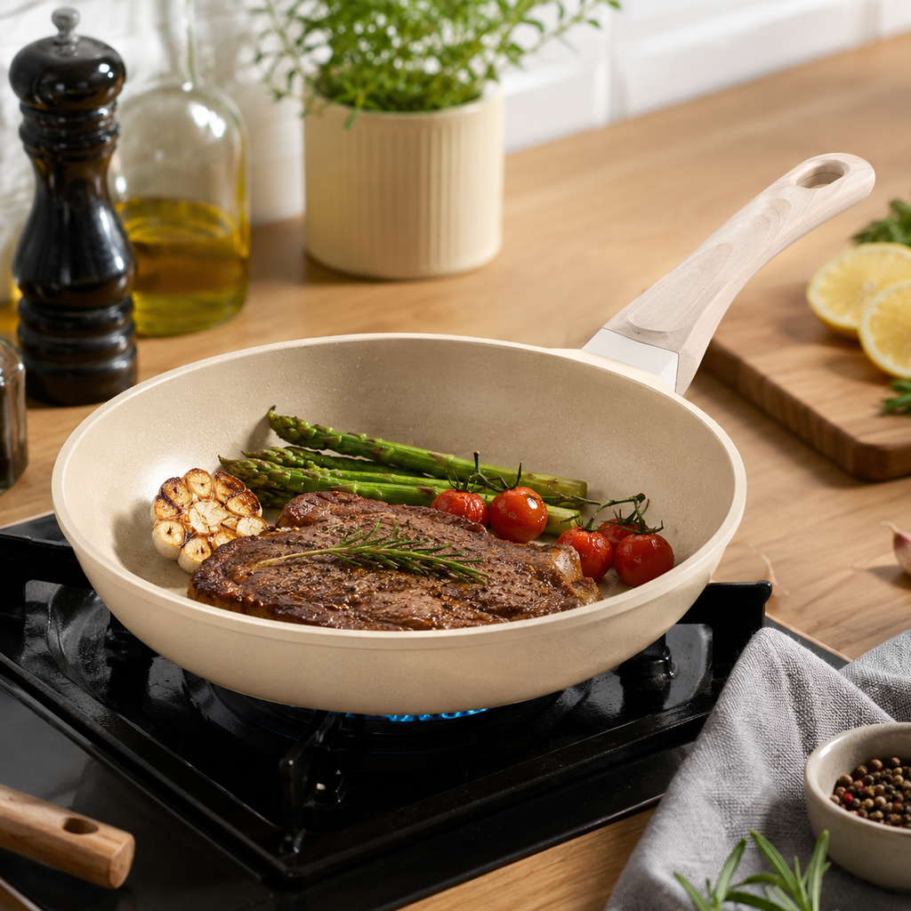 Synmore Flat Frying Pan Gas/Insduction- 26cm