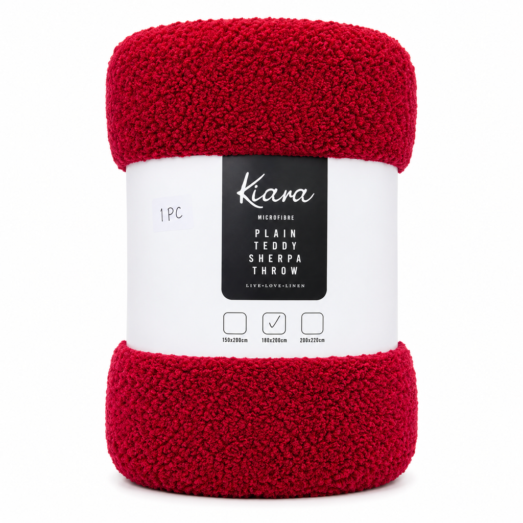 Teddy Sherpa Throw - 180 x 200