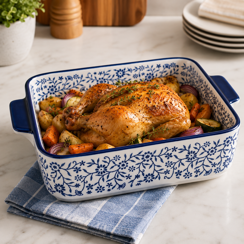 Danny Home Vintage Square Baking Dish