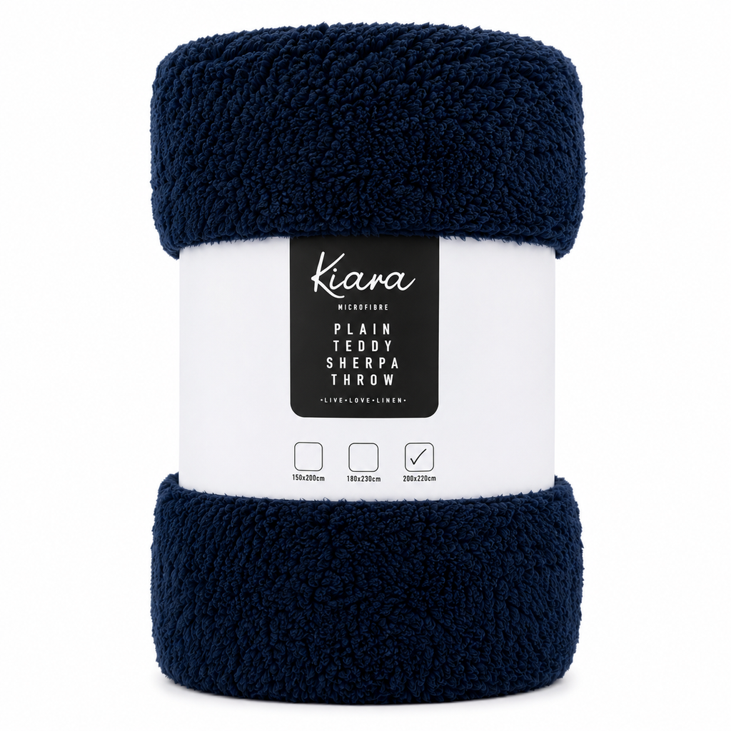 Teddy Sherpa Throw - 200 x 220 cm