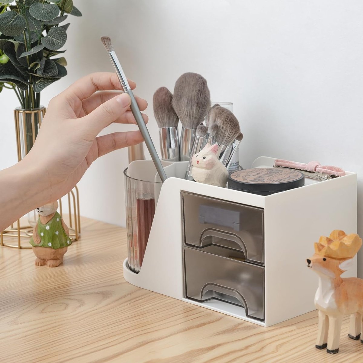 Rotating Desktop Stationary Organiser - White – Style Phase Home