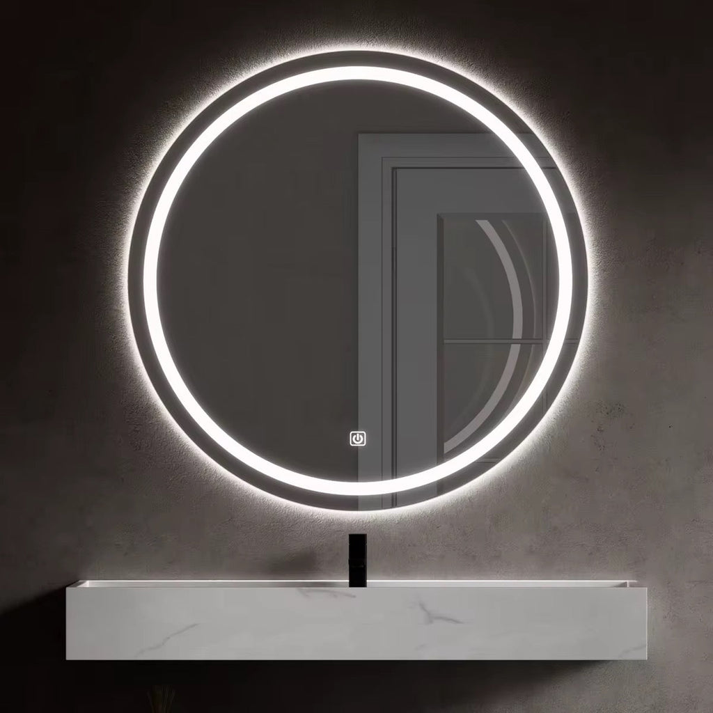 Round LED Mirror - 60 x 60 cm - Style Phase Home