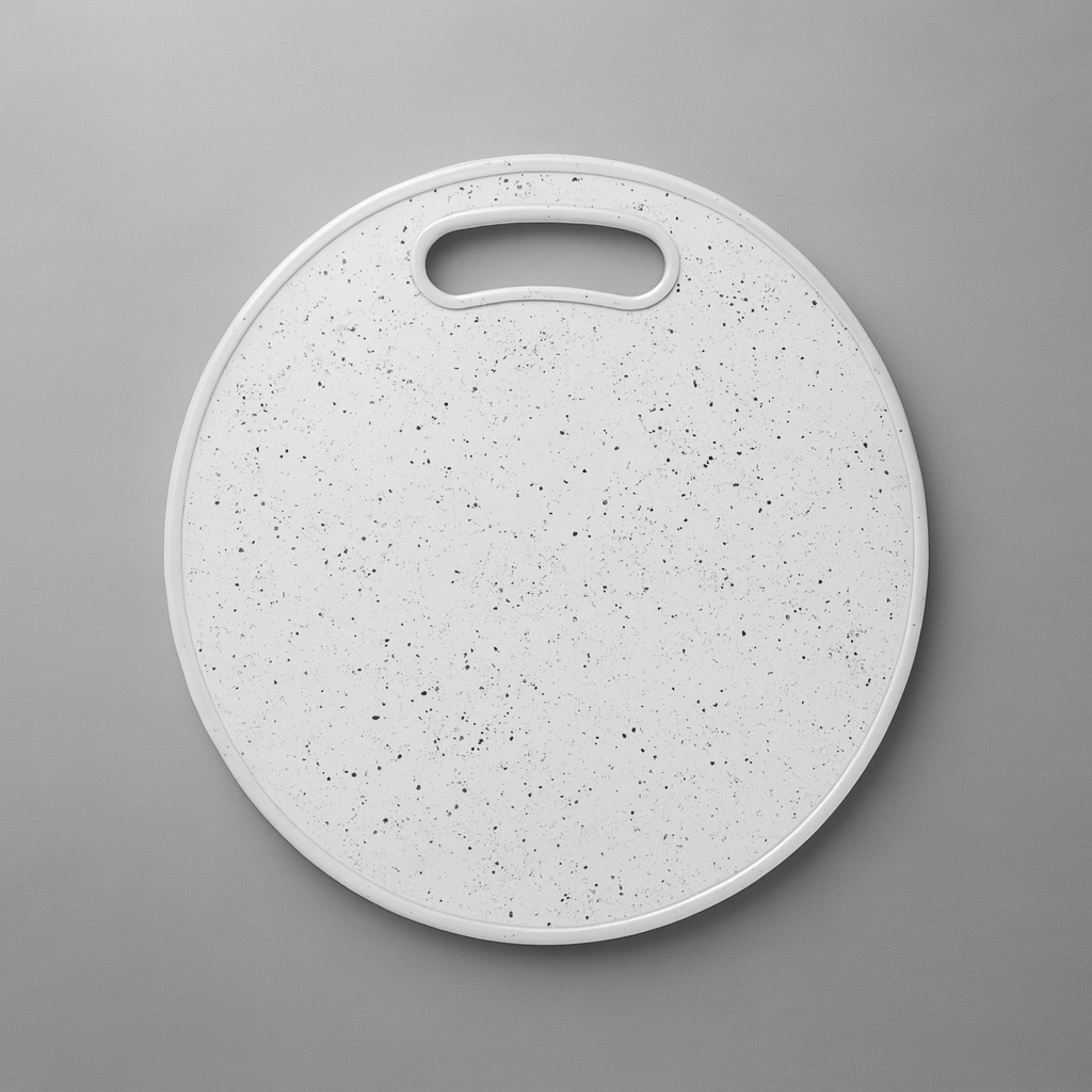 Round Printed Plastic Chopping Board - 35 cm - Home Phase