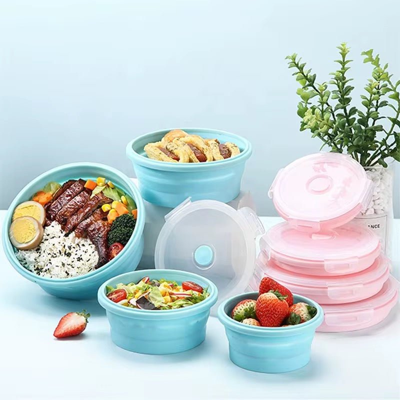 Round Silicone Collapsible Container (Set of 4) - Home Phase