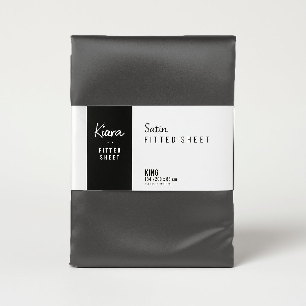 Satin Fitted Sheet - Double - Home Phase