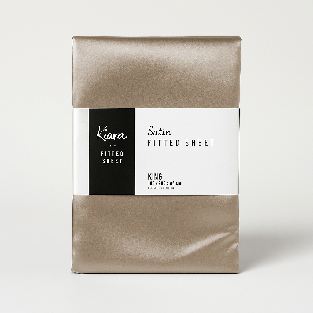 Satin Fitted Sheet - Double - Home Phase