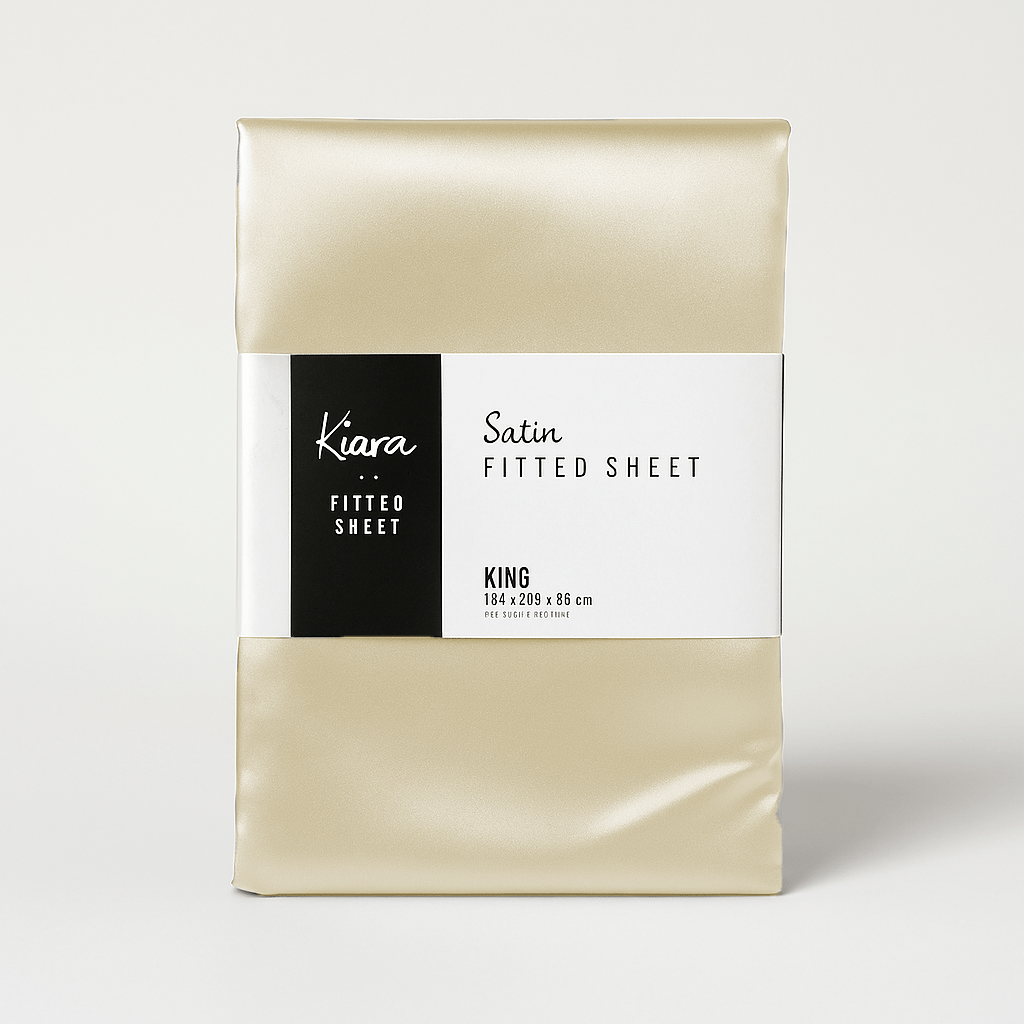 Satin Fitted Sheet - Double - Home Phase