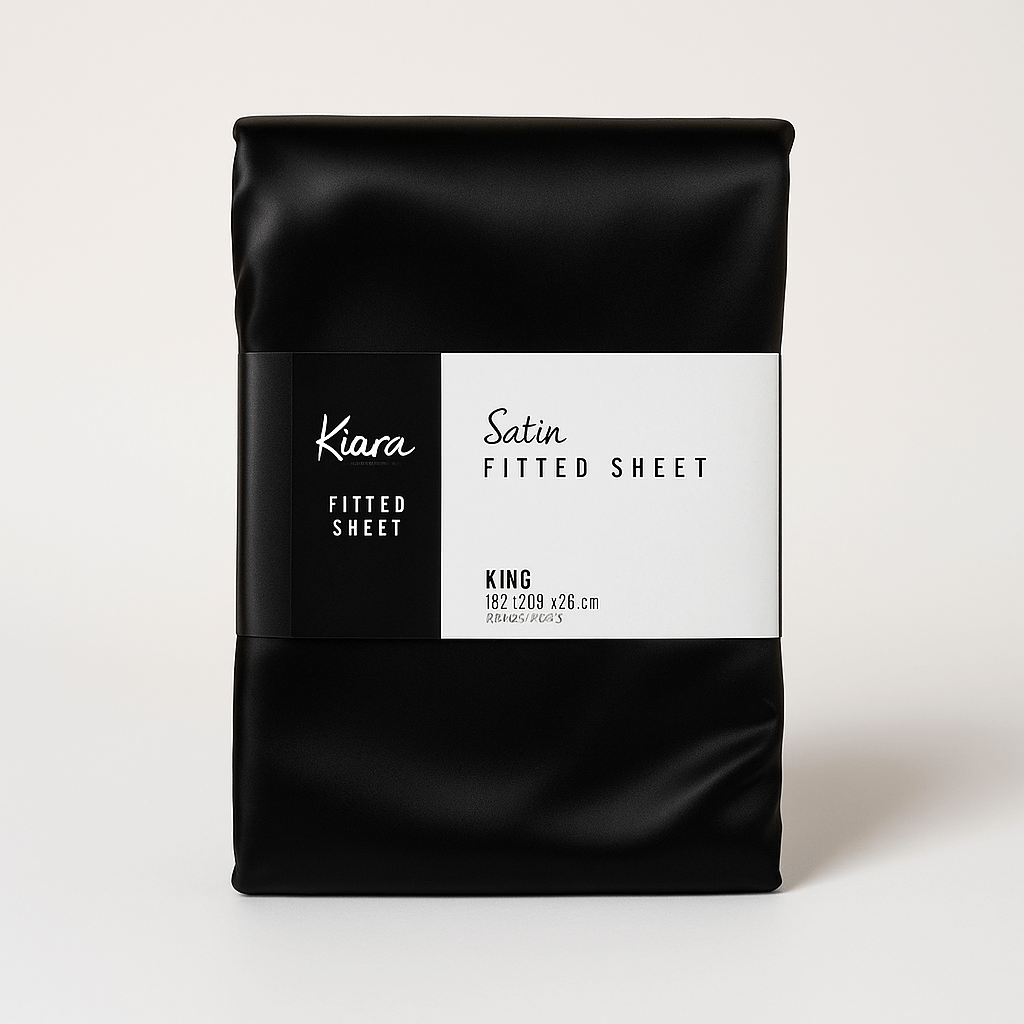 Satin Fitted Sheet - Double - Home Phase