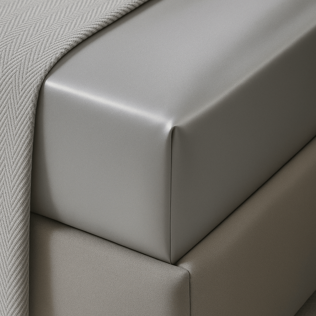 Satin Fitted Sheet - Double - Home Phase