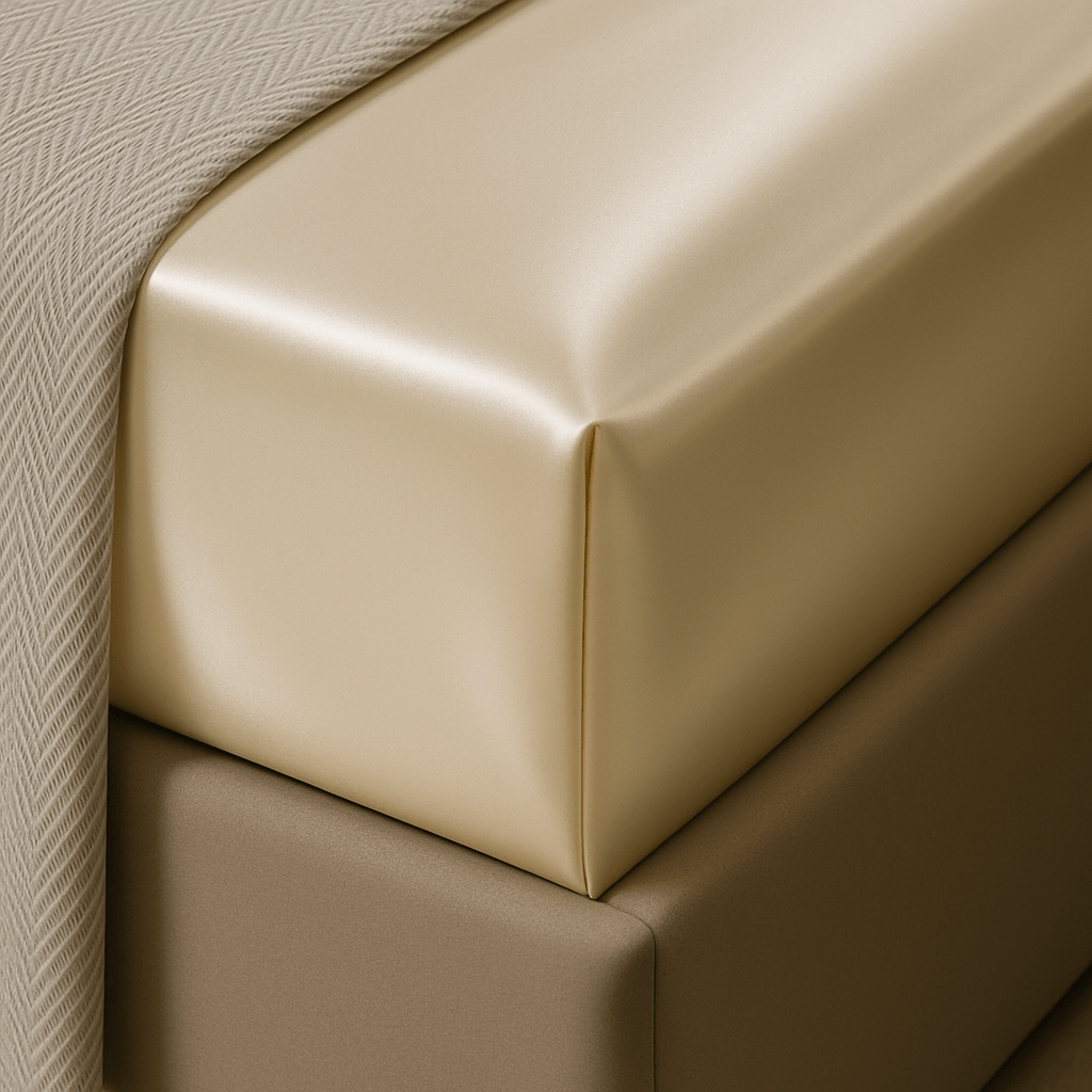 Satin Fitted Sheet - Double - Home Phase