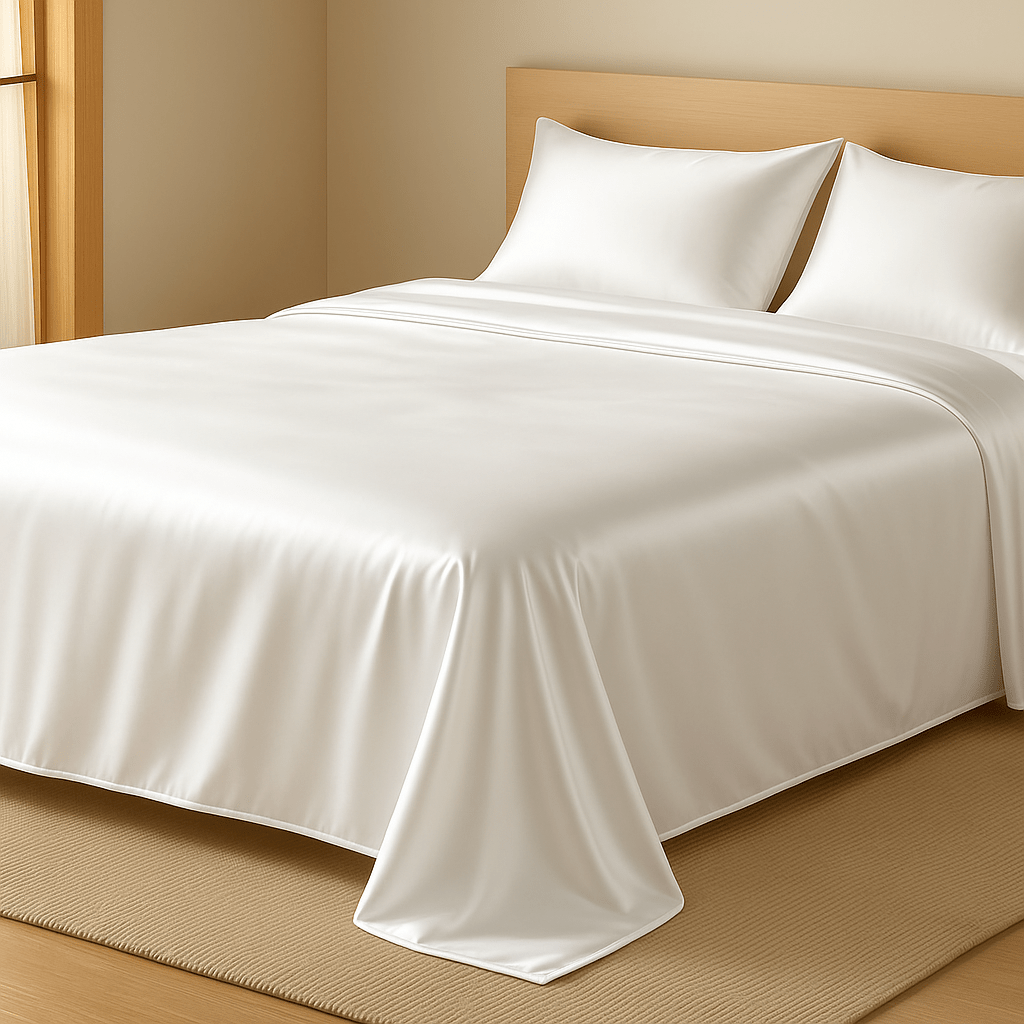 Satin Flat Sheet - King - Home Phase