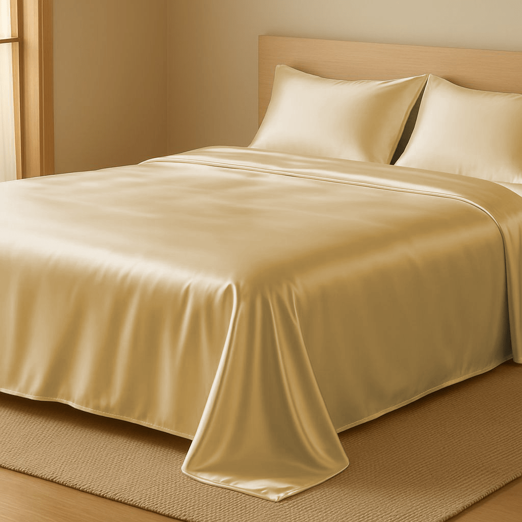 Satin Flat Sheet - King - Home Phase