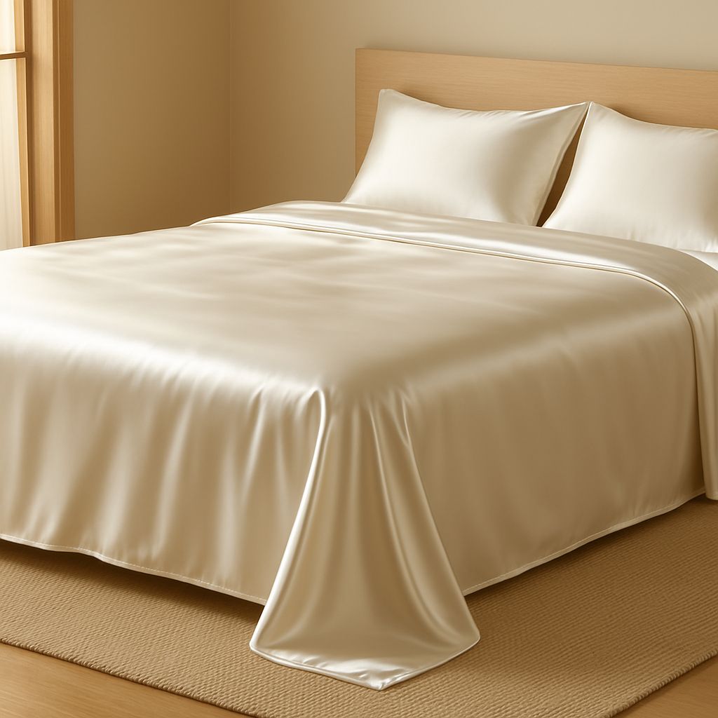 Satin Flat Sheet - King - Home Phase