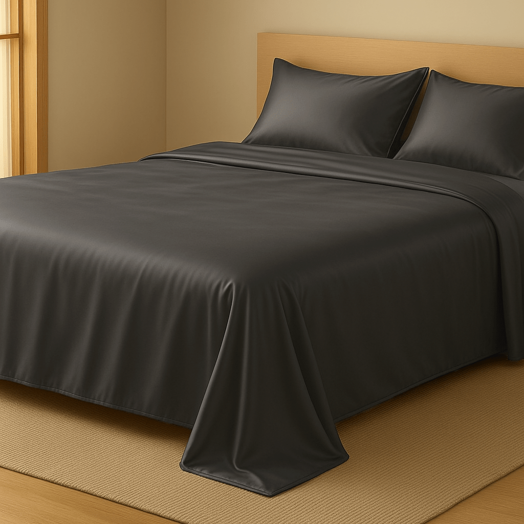 Satin Flat Sheet - King - Home Phase
