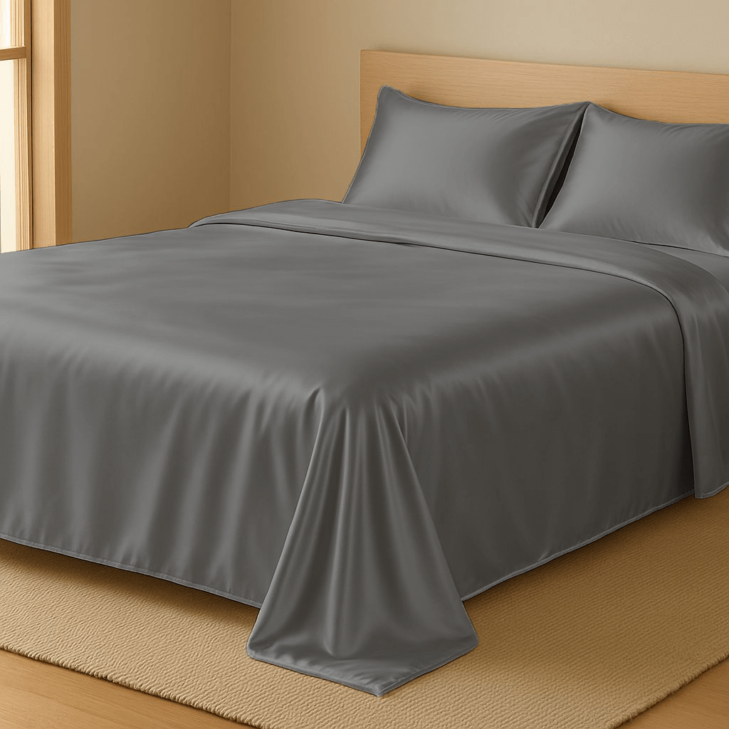 Satin Flat Sheet - King - Home Phase