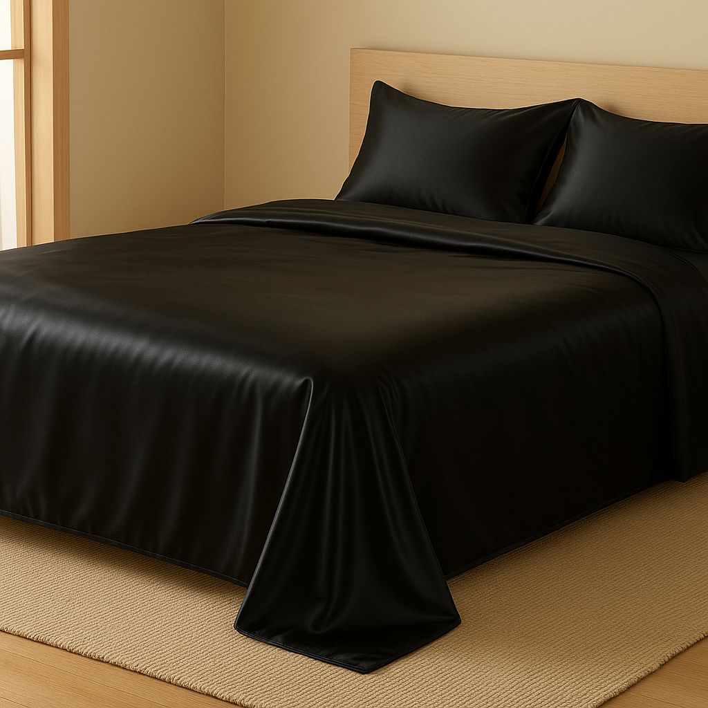 Satin Flat Sheet - King - Home Phase